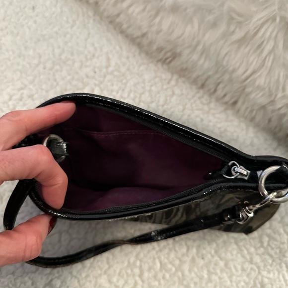 Coach Silver Tiger Striped Purse - Picture 2 of 3